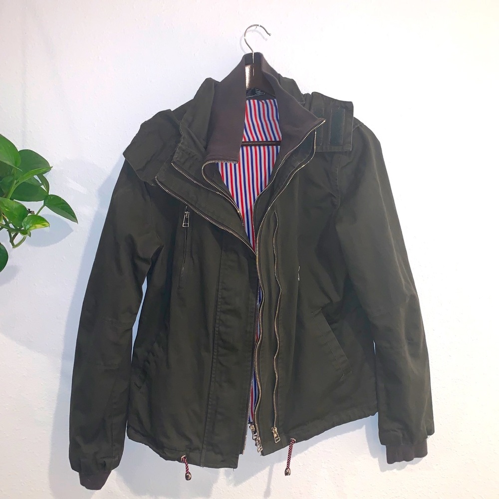 Army Green Jacket w/ Hoody